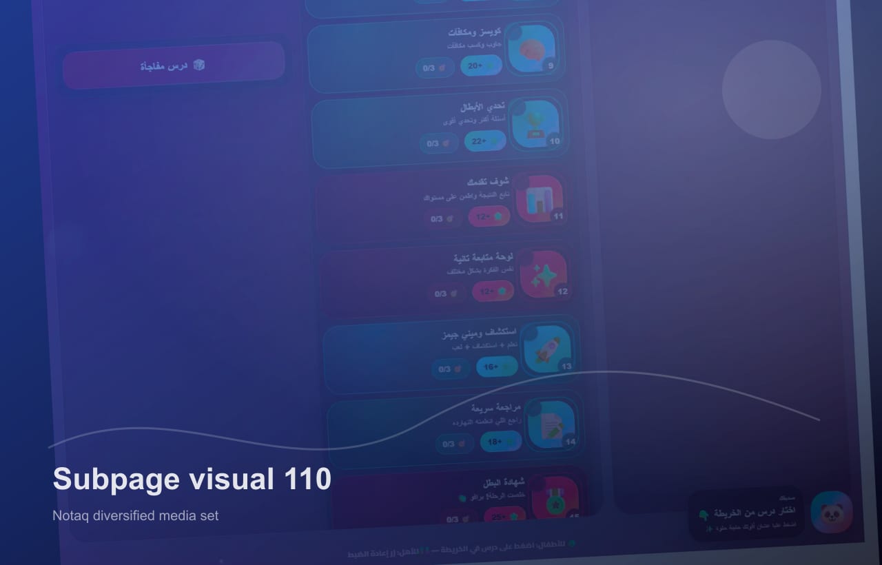 A reviewed local visual supporting the context of a Notaq subpage